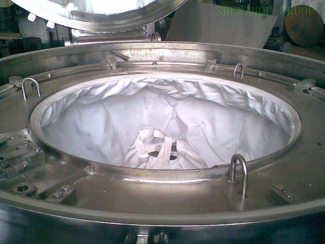 Extraction de solvant d'huile de machine de centrifugeuse d'acier inoxydable de type de panier de Shenzhou