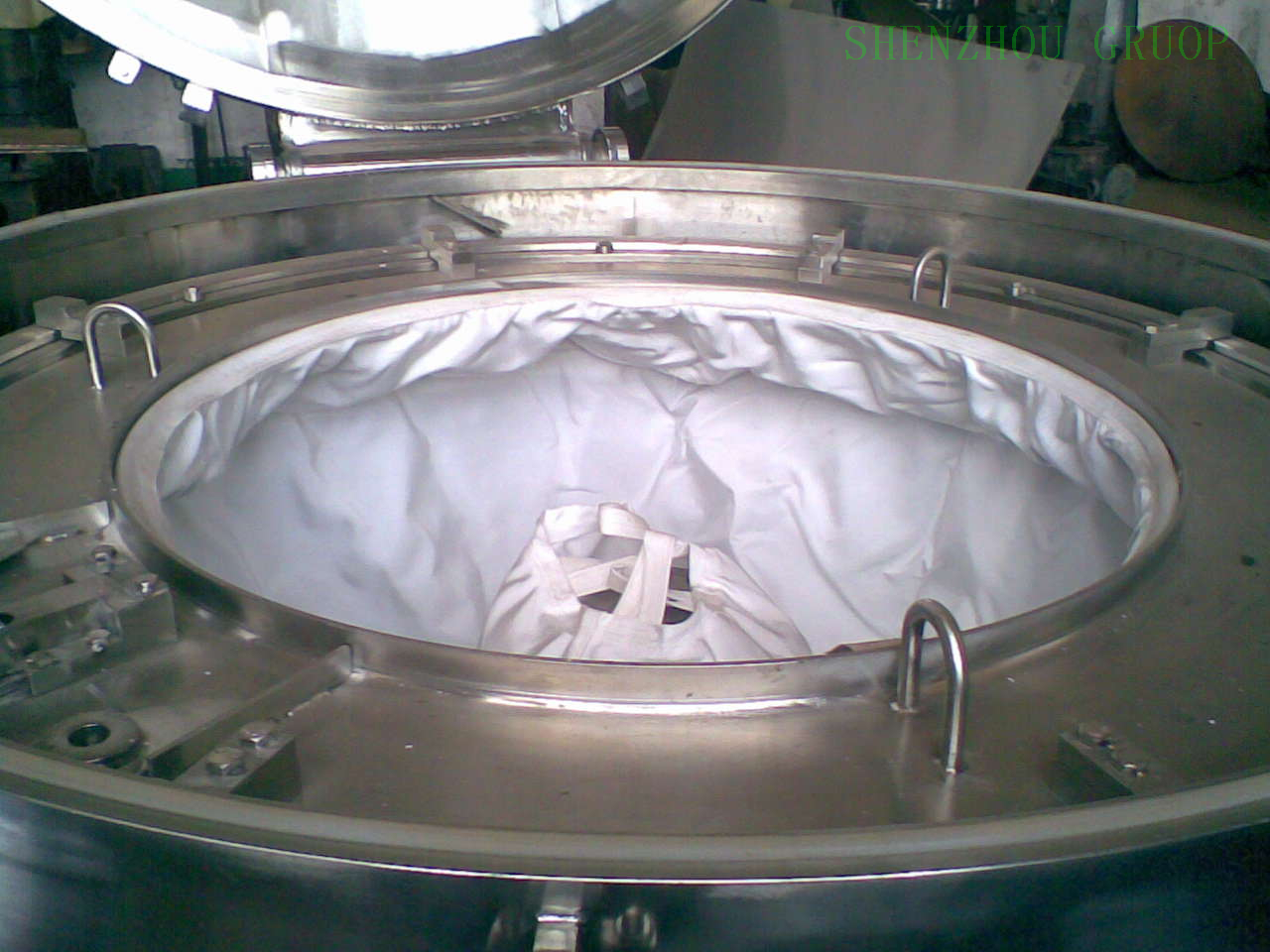 Extraction de solvant d'huile de machine de centrifugeuse d'acier inoxydable de type de panier de Shenzhou